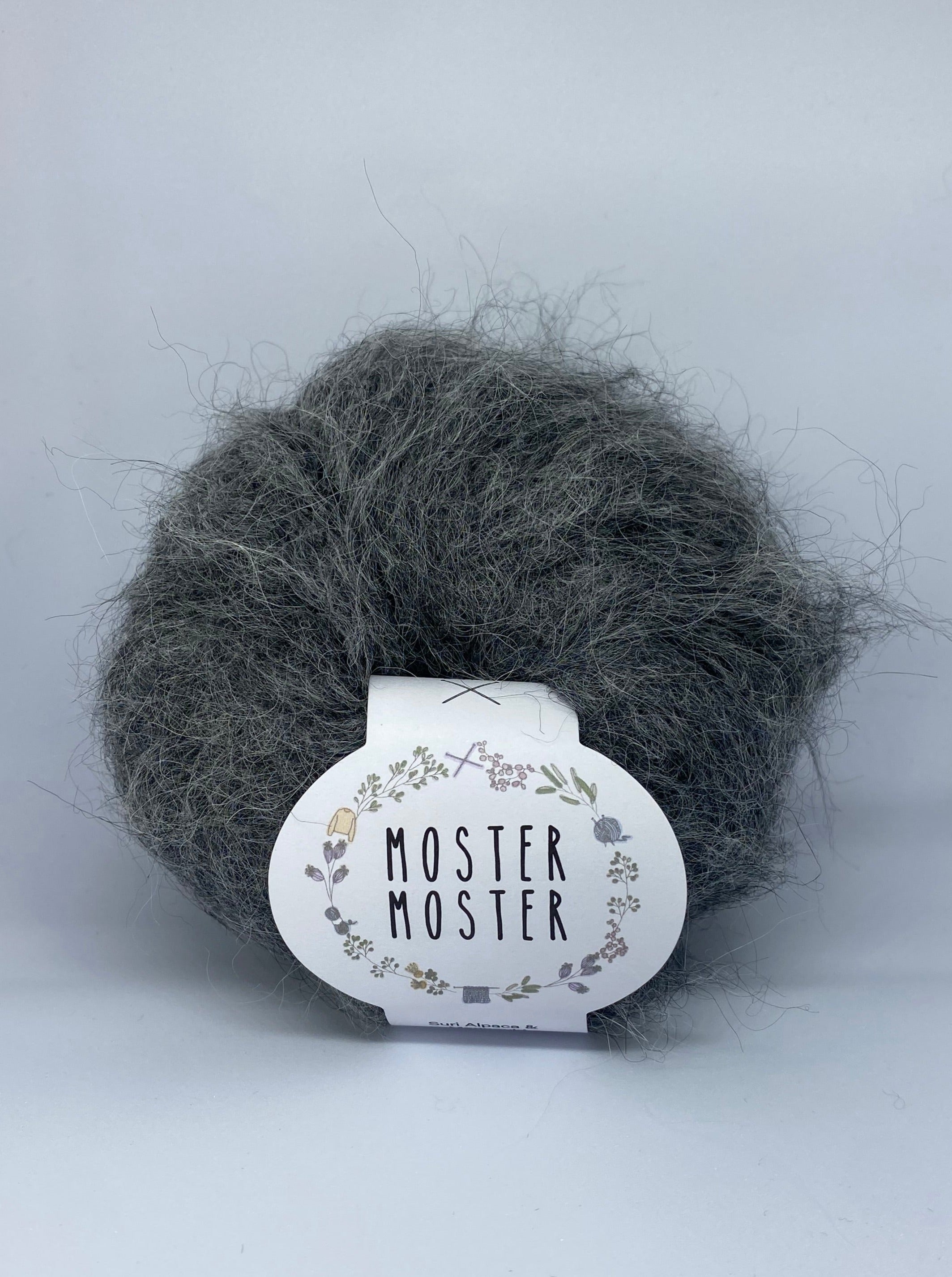 CHARCOAL GREY - SURI ALPACA & MERINO WOOL